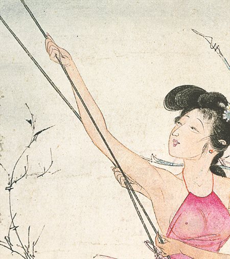 法库-胡也佛的仕女画和最知名的金瓶梅秘戏图
